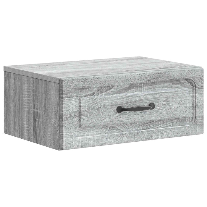 Dulap de noapte suspendat 2 pcs Sonoma gri 49 x 34,5 x 20 cm - WALTI WALTI