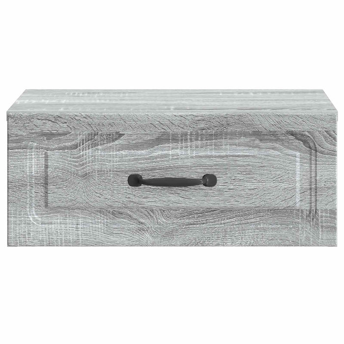 Dulap de noapte suspendat 2 pcs Sonoma gri 49 x 34,5 x 20 cm - WALTI WALTI