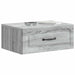 Dulap de noapte suspendat 2 pcs Sonoma gri 49 x 34,5 x 20 cm - WALTI WALTI