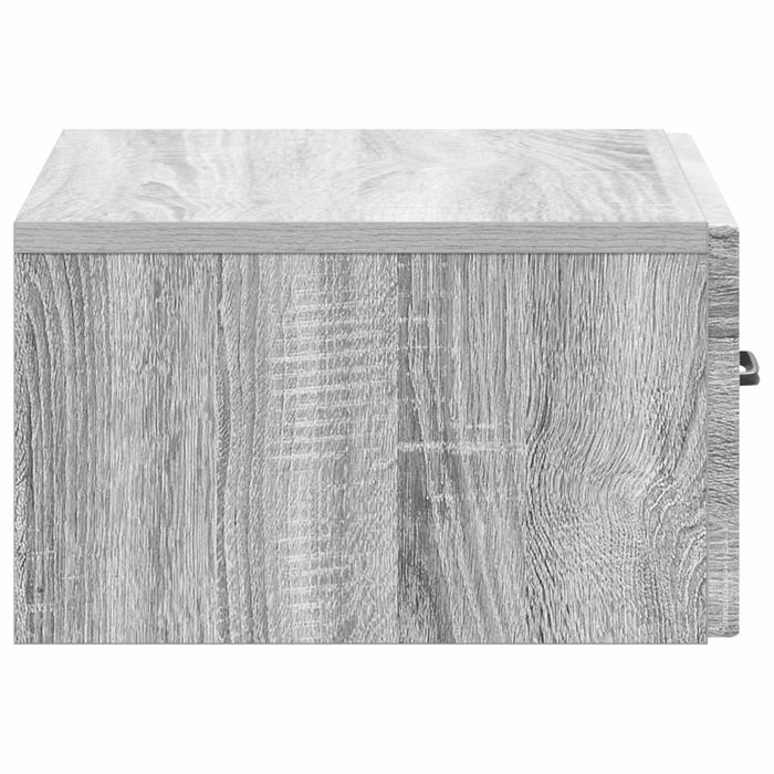Dulap de noapte suspendat 2 pcs Sonoma gri 49 x 34,5 x 20 cm - WALTI WALTI