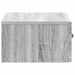 Dulap de noapte suspendat 2 pcs Sonoma gri 49 x 34,5 x 20 cm - WALTI WALTI