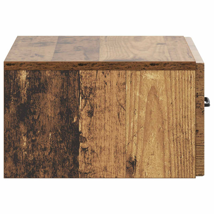 Dulap de noapte suspendat Lemn vechi 49 x 34,5 x 20 cm - WALTI WALTI