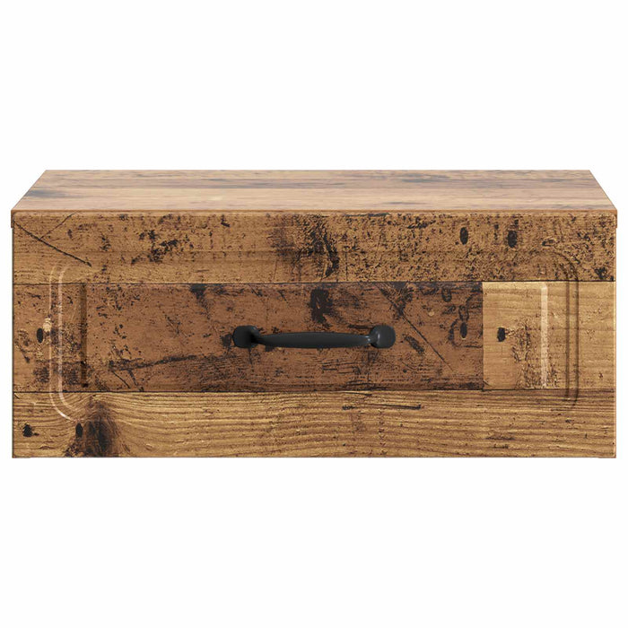 Dulap de noapte suspendat 2 pcs Lemn vechi 49 x 34,5 x 20 cm - WALTI WALTI