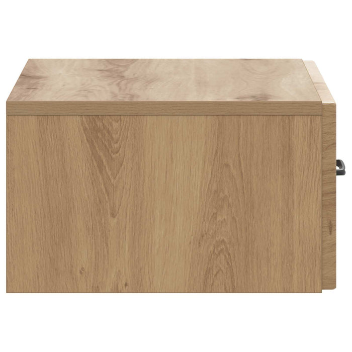 Dulap de noapte suspendat Stejar Artizanal 49 x 34,5 x 20 cm - WALTI WALTI