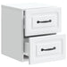 Dulap de noapte suspendat Alb 34,5 x 33 x 40 cm Lemn prelucrat - WALTI WALTI