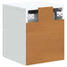 Dulap de noapte suspendat Alb 34,5 x 33 x 40 cm Lemn prelucrat - WALTI WALTI
