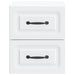 Dulap de noapte suspendat Alb 34,5 x 33 x 40 cm Lemn prelucrat - WALTI WALTI