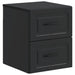Dulap de noapte suspendat 2 pcs Negru 34,5 x 33 x 40 cm - WALTI WALTI