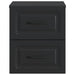 Dulap de noapte suspendat 2 pcs Negru 34,5 x 33 x 40 cm - WALTI WALTI