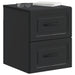 Dulap de noapte suspendat 2 pcs Negru 34,5 x 33 x 40 cm - WALTI WALTI