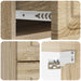 Dulap de noapte suspendat 2 pcs Stejar Sonoma 34,5 x 33 x 40 cm - WALTI WALTI