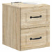 Dulap de noapte suspendat 2 pcs Stejar Sonoma 34,5 x 33 x 40 cm - WALTI WALTI