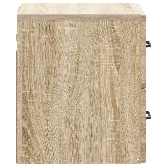 Dulap de noapte suspendat 2 pcs Stejar Sonoma 34,5 x 33 x 40 cm - WALTI WALTI
