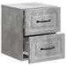 Dulap de noapte suspendat 2 pcs Gri Beton 34,5 x 33 x 40 cm - WALTI WALTI