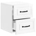 Dulap de noapte suspendat Alb foarte lucios 34,5 x 33 x 40 cm - WALTI WALTI