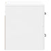 Dulap de noapte suspendat Alb foarte lucios 34,5 x 33 x 40 cm - WALTI WALTI