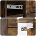 Dulap de noapte suspendat Stejar fumuriu 34,5 x 33 x 40 cm - WALTI WALTI
