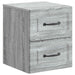 Dulap de noapte suspendat 2 pcs Sonoma gri 34,5 x 33 x 40 cm - WALTI WALTI