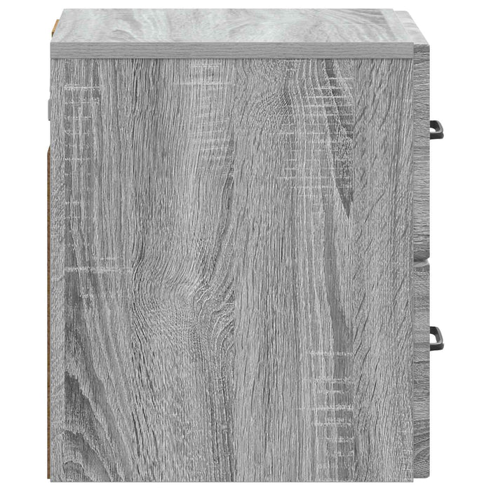 Dulap de noapte suspendat 2 pcs Sonoma gri 34,5 x 33 x 40 cm - WALTI WALTI