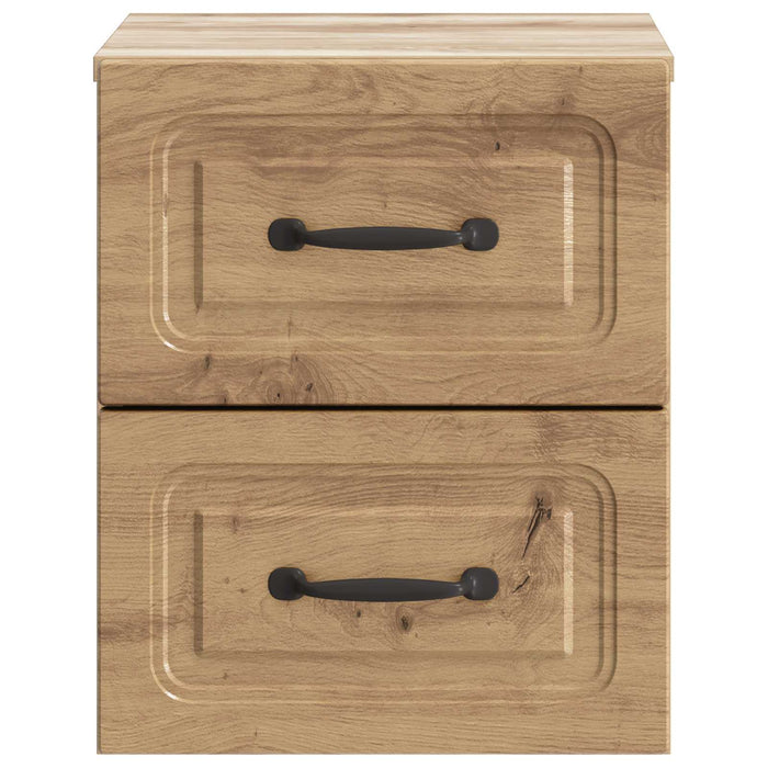 Dulap de noapte suspendat Stejar Artizanal 34,5 x 33 x 40 cm - WALTI WALTI