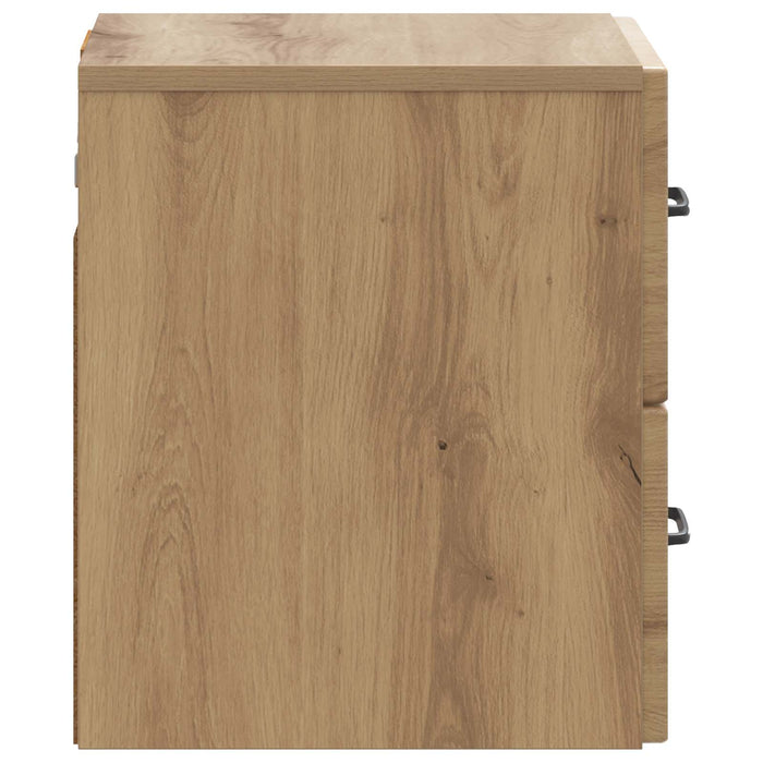 Dulap de noapte suspendat Stejar Artizanal 34,5 x 33 x 40 cm - WALTI WALTI