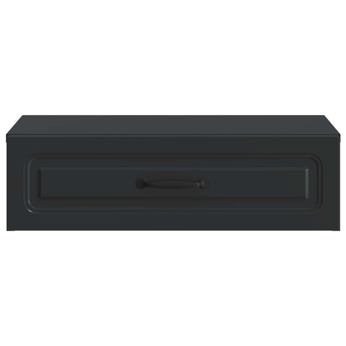 Masă laterală montată pe perete Negru 59 x 34,5 x 17 cm - WALTI WALTI
