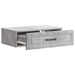 Masă laterală montată pe perete Gri Beton 59 x 34,5 x 17 cm - WALTI WALTI