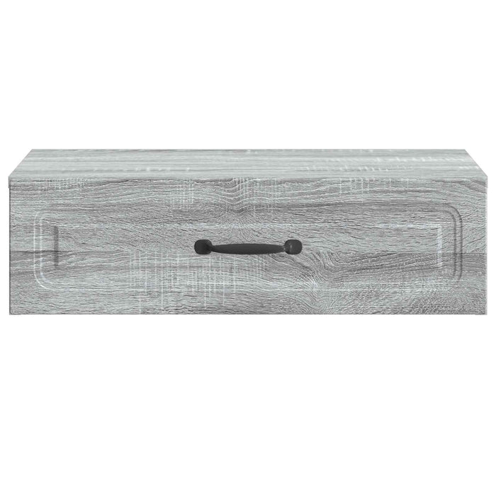 Masă laterală montată pe perete Sonoma gri 59 x 34,5 x 17 cm - WALTI WALTI