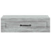 Masă laterală montată pe perete Sonoma gri 59 x 34,5 x 17 cm - WALTI WALTI