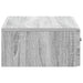 Masă laterală montată pe perete Sonoma gri 59 x 34,5 x 17 cm - WALTI WALTI
