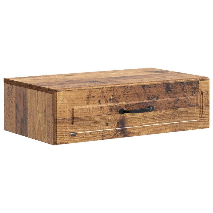 Masă laterală montată pe perete Lemn vechi 59 x 34,5 x 17 cm - WALTI WALTI