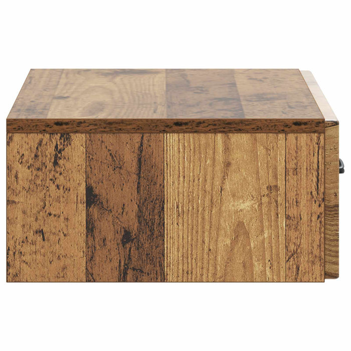 Masă laterală montată pe perete Lemn vechi 59 x 34,5 x 17 cm - WALTI WALTI