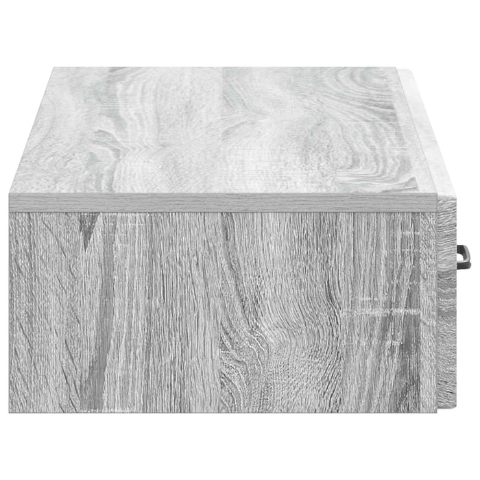 Masă laterală montată pe perete Sonoma gri 87,5 x 34,5 x 17 cm - WALTI WALTI