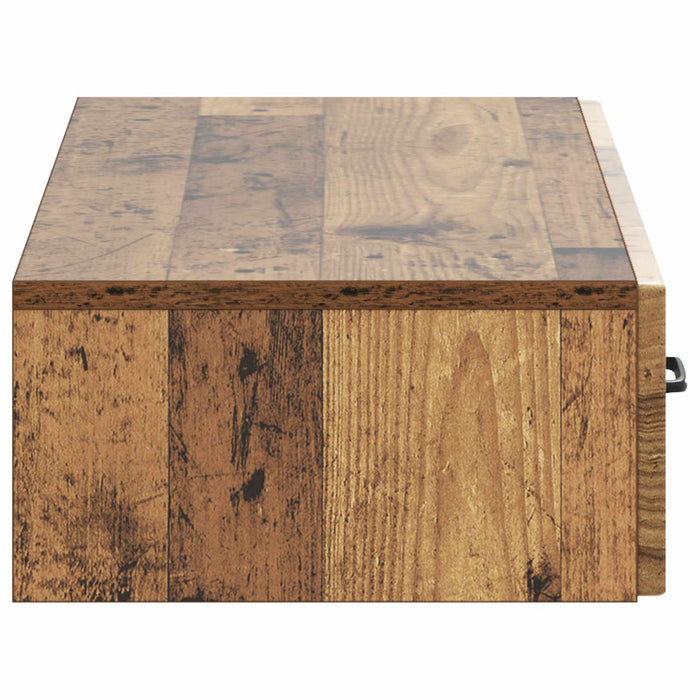 Masă laterală montată pe perete Lemn vechi 87,5 x 34,5 x 17 cm - WALTI WALTI