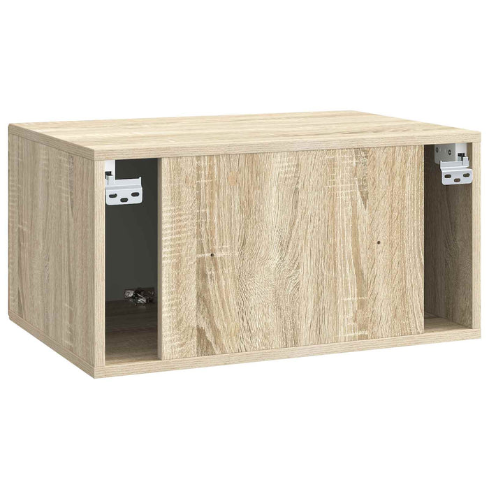 Oglindă TV montată pe perete Stejar Sonoma 59,5 x 41 x 30 cm - WALTI WALTI