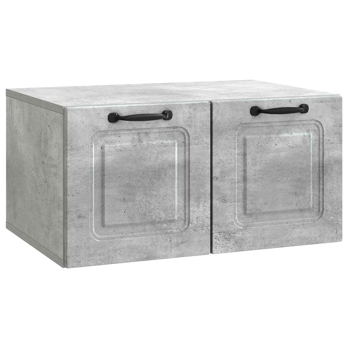 Oglindă TV montată pe perete Gri Beton 59,5 x 41 x 30 cm - WALTI WALTI