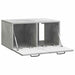 Oglindă TV montată pe perete Gri Beton 59,5 x 41 x 30 cm - WALTI WALTI