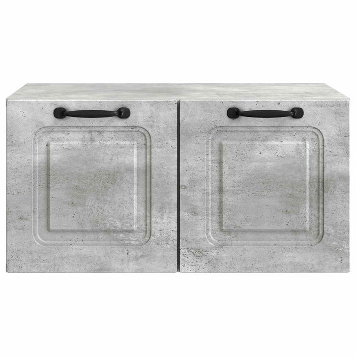 Oglindă TV montată pe perete Gri Beton 59,5 x 41 x 30 cm - WALTI WALTI