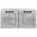 Oglindă TV montată pe perete Gri Beton 59,5 x 41 x 30 cm - WALTI WALTI