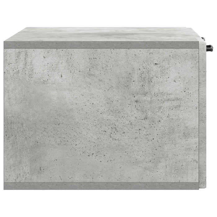 Oglindă TV montată pe perete Gri Beton 59,5 x 41 x 30 cm - WALTI WALTI