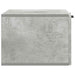 Oglindă TV montată pe perete Gri Beton 59,5 x 41 x 30 cm - WALTI WALTI
