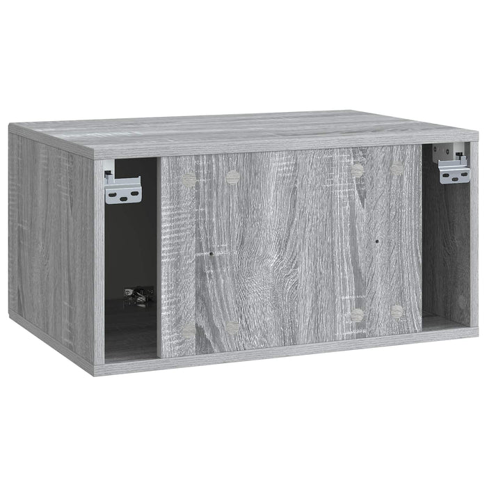 Oglindă TV montată pe perete Sonoma gri 59,5 x 41 x 30 cm - WALTI WALTI