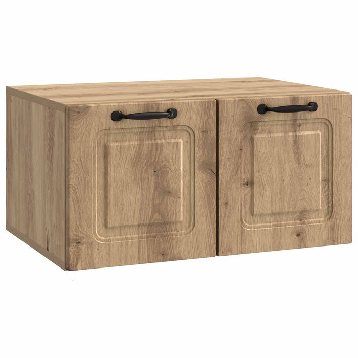 Oglindă TV montată pe perete Stejar Artizanal 59,5 x 41 x 30 cm - WALTI WALTI