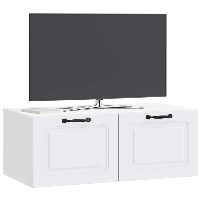Oglindă TV montată pe perete Pe perete Alb 78,5 x 41 x 30 cm - WALTI WALTI