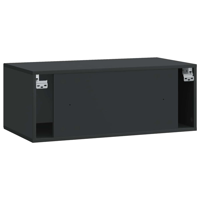Oglindă TV montată pe perete Pe perete Negru 78,5 x 41 x 30 cm - WALTI WALTI