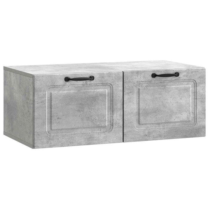 Oglindă TV montată pe perete Gri Beton 78,5 x 41 x 30 cm - WALTI WALTI