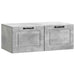 Oglindă TV montată pe perete Gri Beton 78,5 x 41 x 30 cm - WALTI WALTI