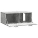 Oglindă TV montată pe perete Gri Beton 78,5 x 41 x 30 cm - WALTI WALTI