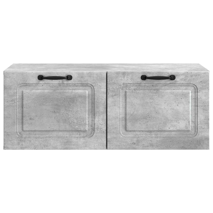 Oglindă TV montată pe perete Gri Beton 78,5 x 41 x 30 cm - WALTI WALTI
