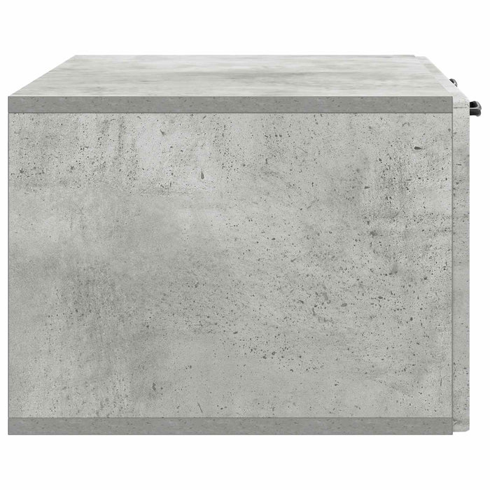 Oglindă TV montată pe perete Gri Beton 78,5 x 41 x 30 cm - WALTI WALTI